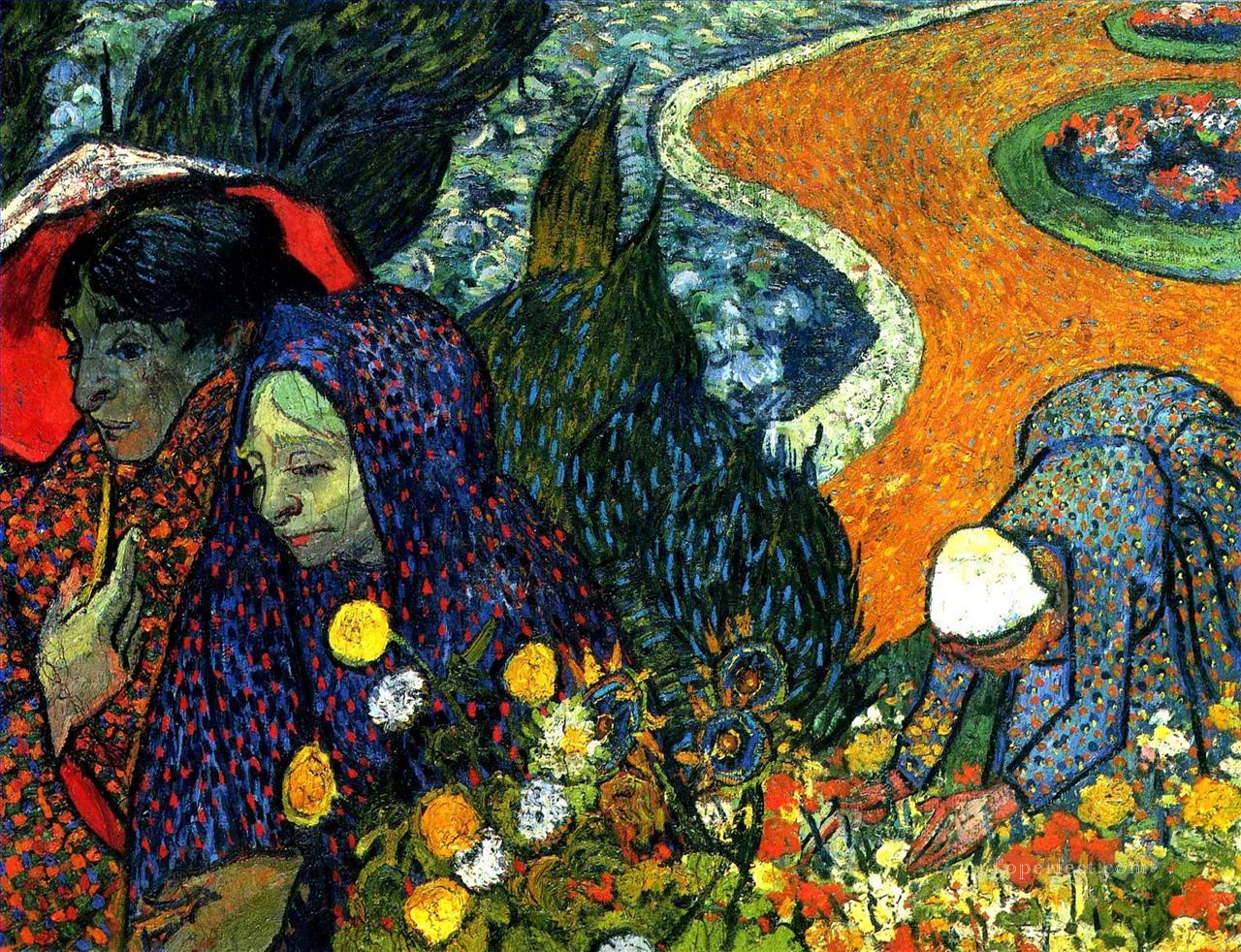 Ladies of Arles Memories of the Garden at Etten Vincent van Gogh Oil Paintings